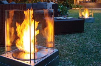 Cheminée à l'éthanol pour balcon et terrasse